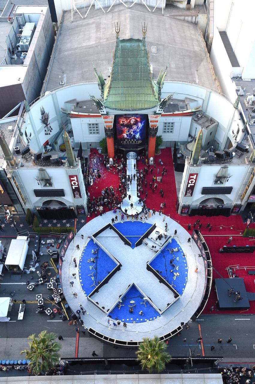 「X-MEN：ダーク・フェニックス」ワールドプレミアの様子。