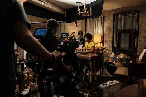 「ハーツ・ビート・ラウド たびだちのうた」メイキング写真