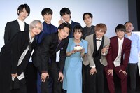 映画「明治東亰恋伽」完成披露イベントの様子。