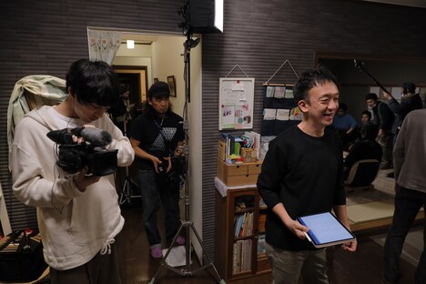 「劇場版 ファイナルファンタジーXIV 光のお父さん」メイキング写真