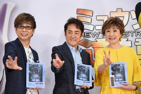 「ミュウツーの逆襲 EVOLUTION」の公開アフレコイベントの様子。