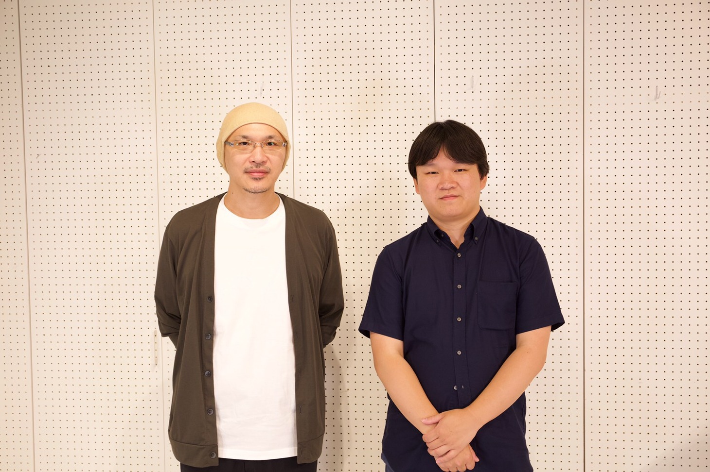 左から森直人、徐昊辰。