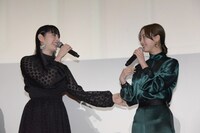 「女の機嫌の直し方」公開記念舞台挨拶の様子。