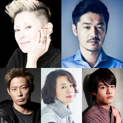 左上から時計回りに夏木マリ、平山浩行、赤楚衛二、渡辺真起子、黒木啓司。