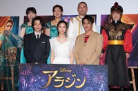 上段左から誠子、虻川美穂子、レイザーラモンRG、渚。下段左から中村倫也、木下晴香、北村一輝。