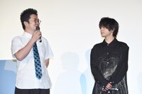 「長いお別れ」公開記念舞台挨拶の様子。