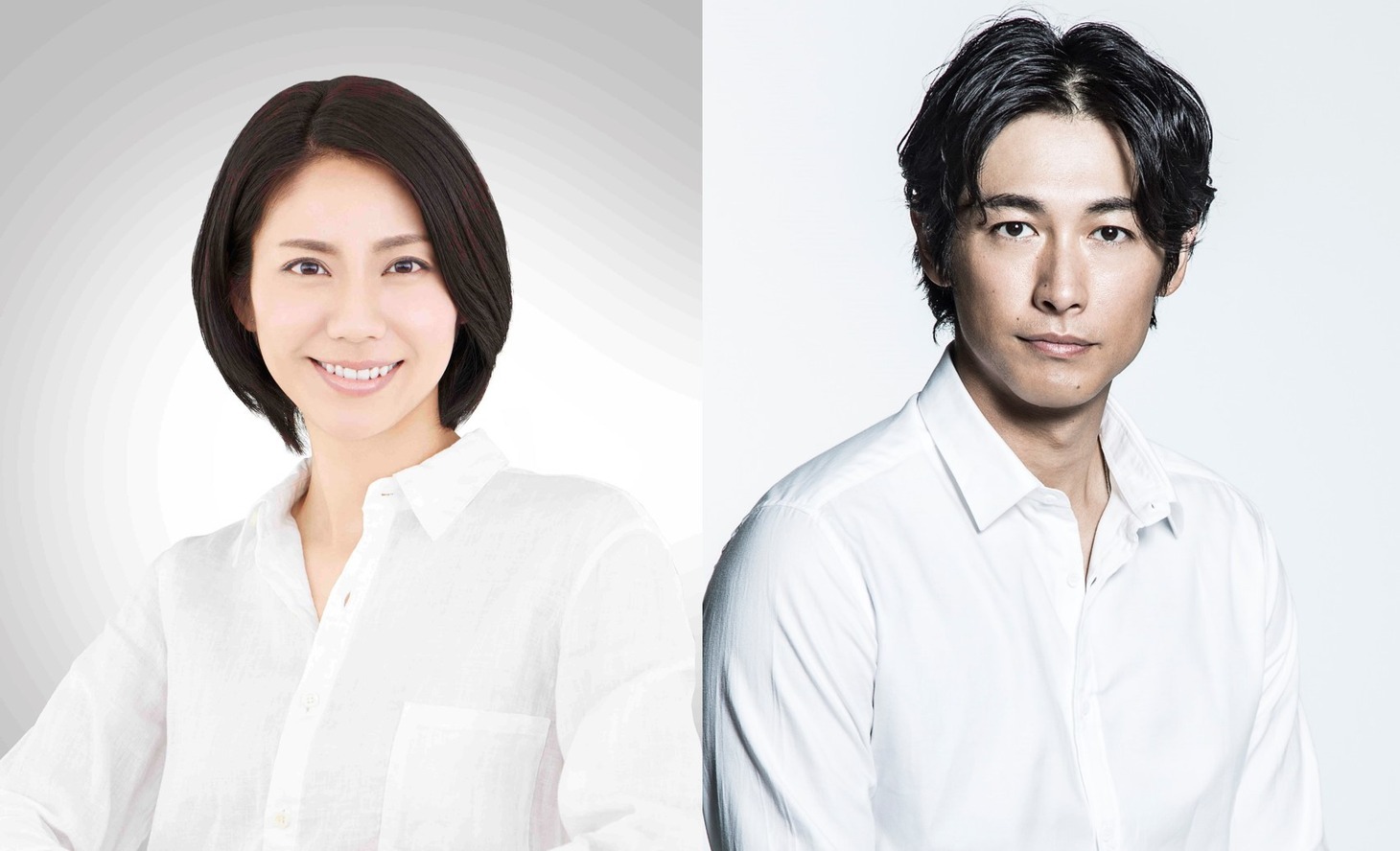 左から松下奈緒、ディーン・フジオカ。