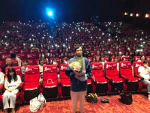 第22回上海国際映画祭での正式上映に参加した今泉力哉。