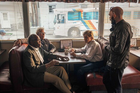 「さらば愛しきアウトロー」メイキング写真