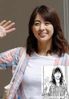 柳ゆり菜と原作の江草はるか。