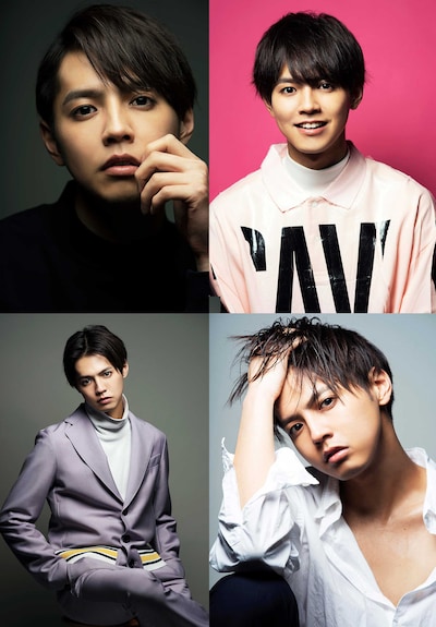 「午前0時、キスしに来てよ」より、片寄涼太演じる綾瀬楓の劇中広告写真。