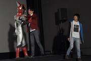 「劇場版ウルトラマンR／B セレクト！絆のクリスタル」グランドフィナーレ舞台挨拶の様子。