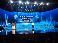 第22回上海国際映画祭アジア新人部門授賞式の様子。