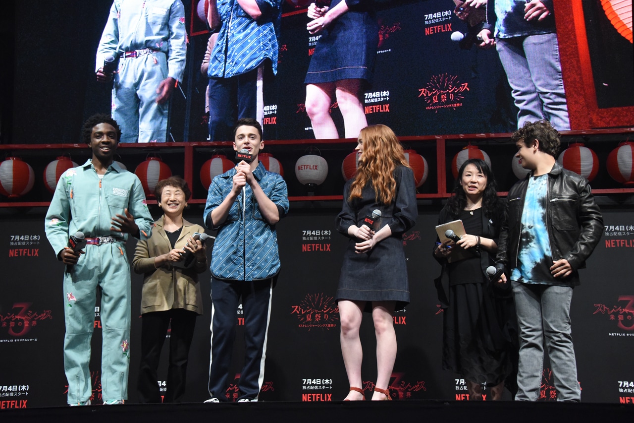 「ストレンジャー・シングス“夏祭り”イベント」の様子。