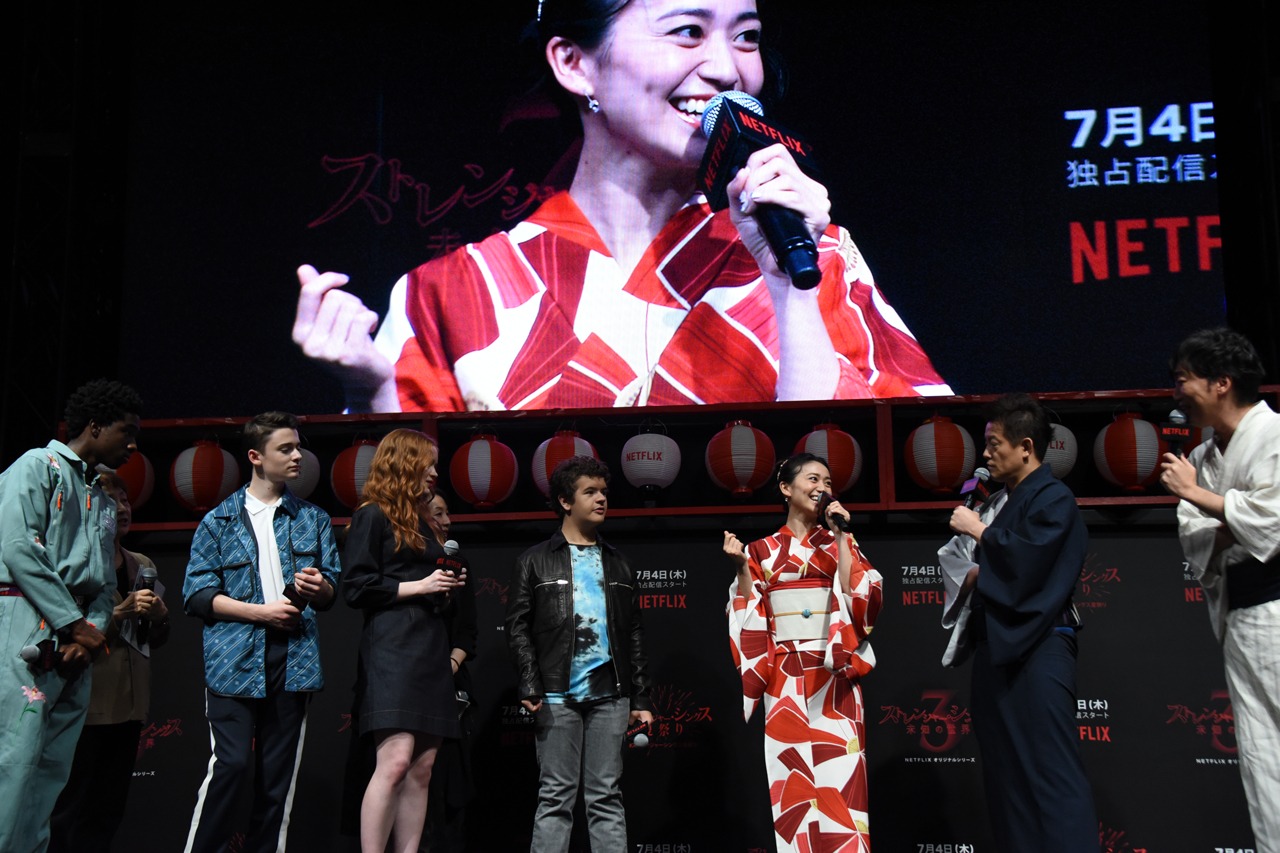「ストレンジャー・シングス“夏祭り”イベント」の様子。