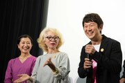 「こはく」完成披露上映会の様子。