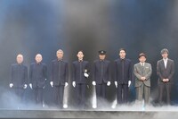 「アルキメデスの大戦」完成披露試写会の様子。