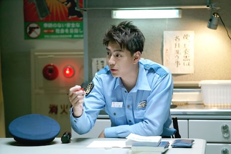 ドラマ「教場」より、三浦翔平演じる日下部准。