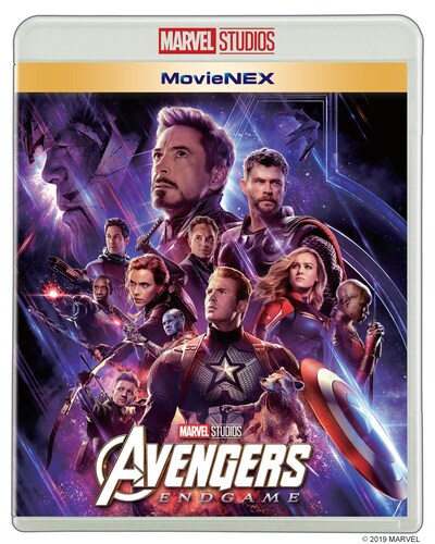 「アベンジャーズ／エンドゲーム」MovieNEXジャケット（販売中 / 税込4620円）※デジタル配信中、4K UHD MovieNEX（税込8800円）も販売中 (c)2019 MARVEL