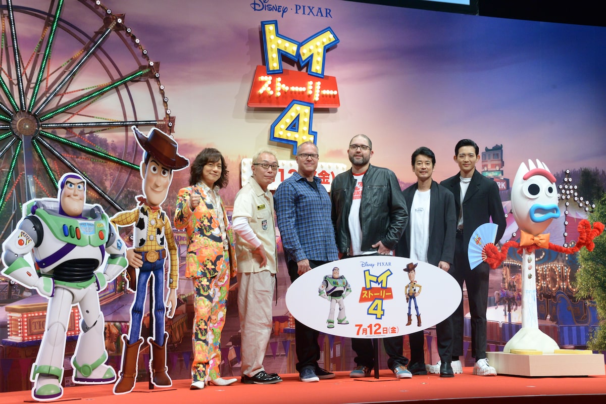 トイ ストーリー4 監督来日 唐沢寿明や所ジョージに 日本版はパーフェクト 写真19枚 映画ナタリー