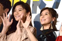 左から篠原涼子、芳根京子。