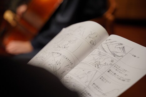 「エンジェルサイン」の絵コンテ台本。