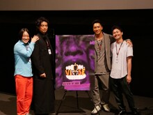 左から永野、斎藤工、SWAY、清水康彦。