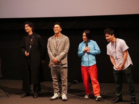左から斎藤工、SWAY、永野、清水康彦。