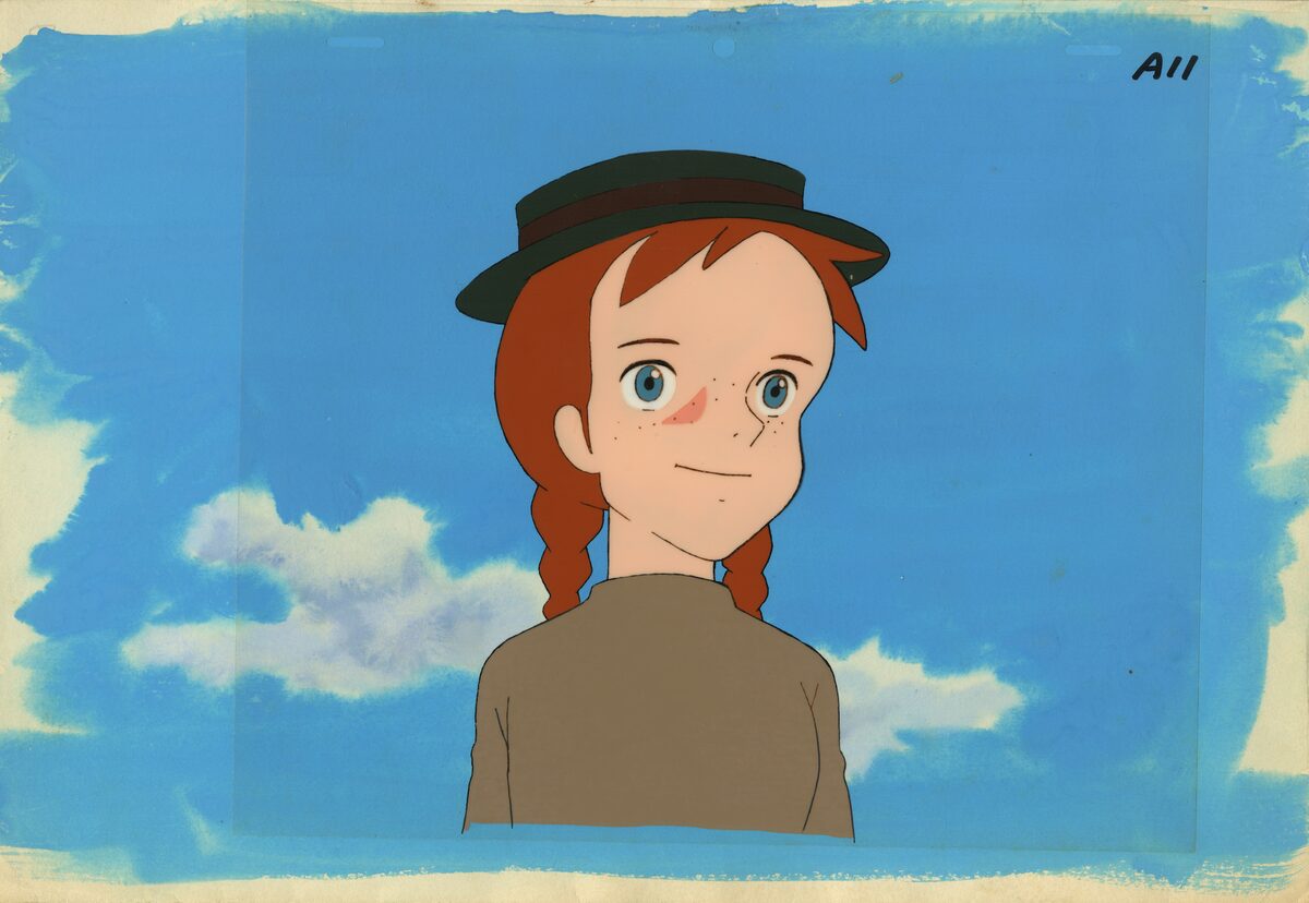赤毛のアン」セル付き背景画 (c)NIPPON ANIMATION CO.,LTD.“Anne of 