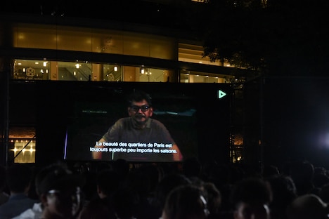 庵野秀明のビデオメッセージ。