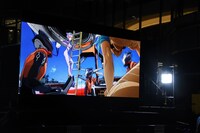 「シン・エヴァンゲリオン劇場版 AVANT1（冒頭10分40秒00コマ）0706版」上映の模様。