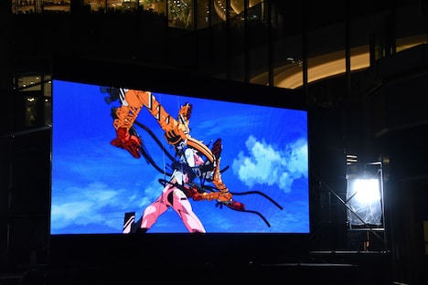 「シン・エヴァンゲリオン劇場版 AVANT1(冒頭10分40秒00コマ)0706版」上映の模様。