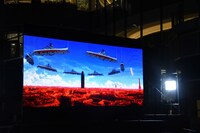 「シン・エヴァンゲリオン劇場版 AVANT1（冒頭10分40秒00コマ）0706版」上映の模様。