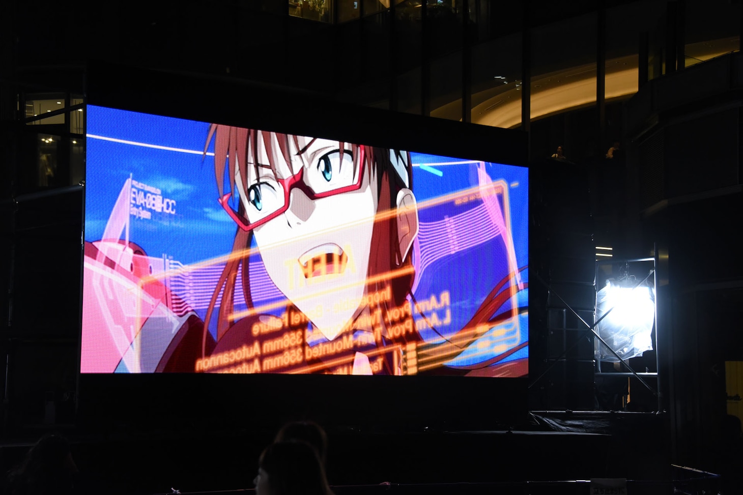 7月6日に行われた「シン・エヴァンゲリオン劇場版 AVANT1（冒頭10分40秒00コマ）0706版」上映の模様。
