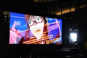 7月6日に行われた「シン・エヴァンゲリオン劇場版 AVANT1(冒頭10分40秒00コマ)0706版」上映の模様。