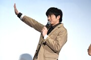 追加キャストが予告編に映っていたと聞いて「僕わかりました!」と手を挙げる田中圭。
