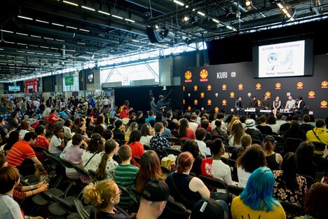 第20回Japan Expoでの「東京喰種 トーキョーグール【S】」スペシャルQ&Aセッションの様子。