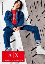 A|X アルマーニ エクスチェンジ×山崎賢人 キャンペーンビジュアル