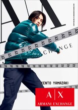 A|X アルマーニ エクスチェンジ×山崎賢人 キャンペーンビジュアル
