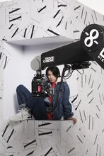 A|X アルマーニ エクスチェンジ×山崎賢人 キャンペーン映像のメイキング写真。