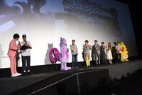 「ミュウツーの逆襲 EVOLUTION」公開記念舞台挨拶の様子。