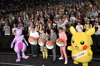 「ミュウツーの逆襲 EVOLUTION」公開記念舞台挨拶の様子。