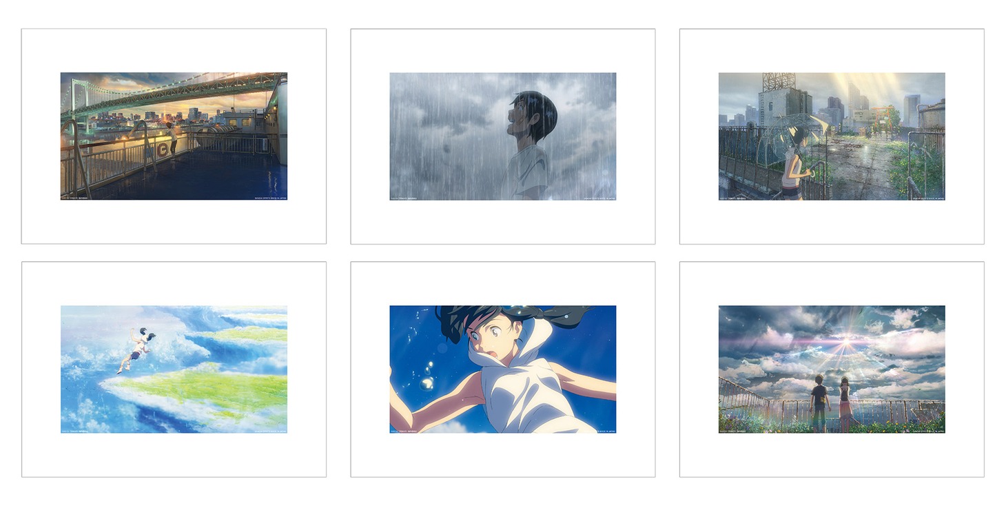 C賞のイラストボード（全6種）。