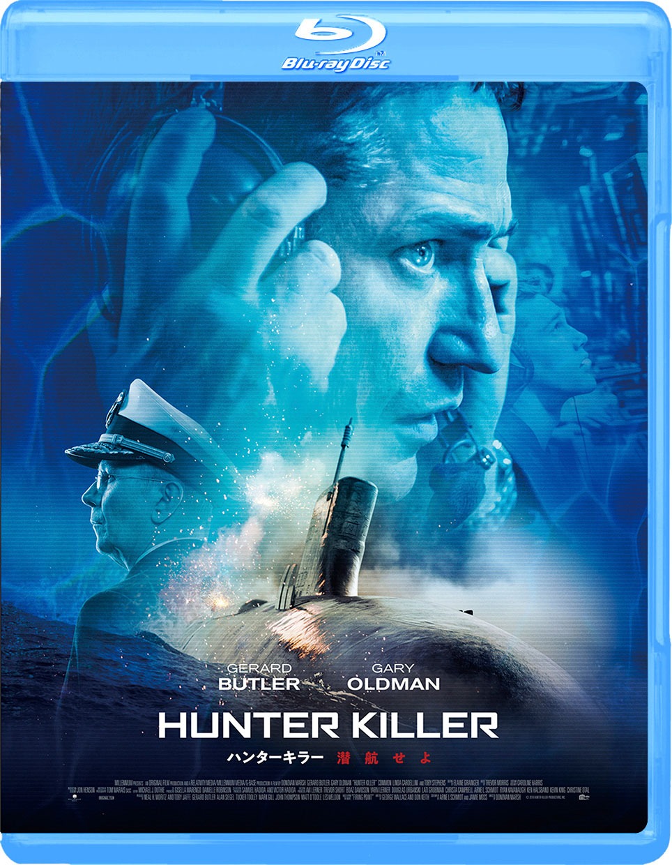 「ハンターキラー 潜航せよ」Blu-rayジャケット