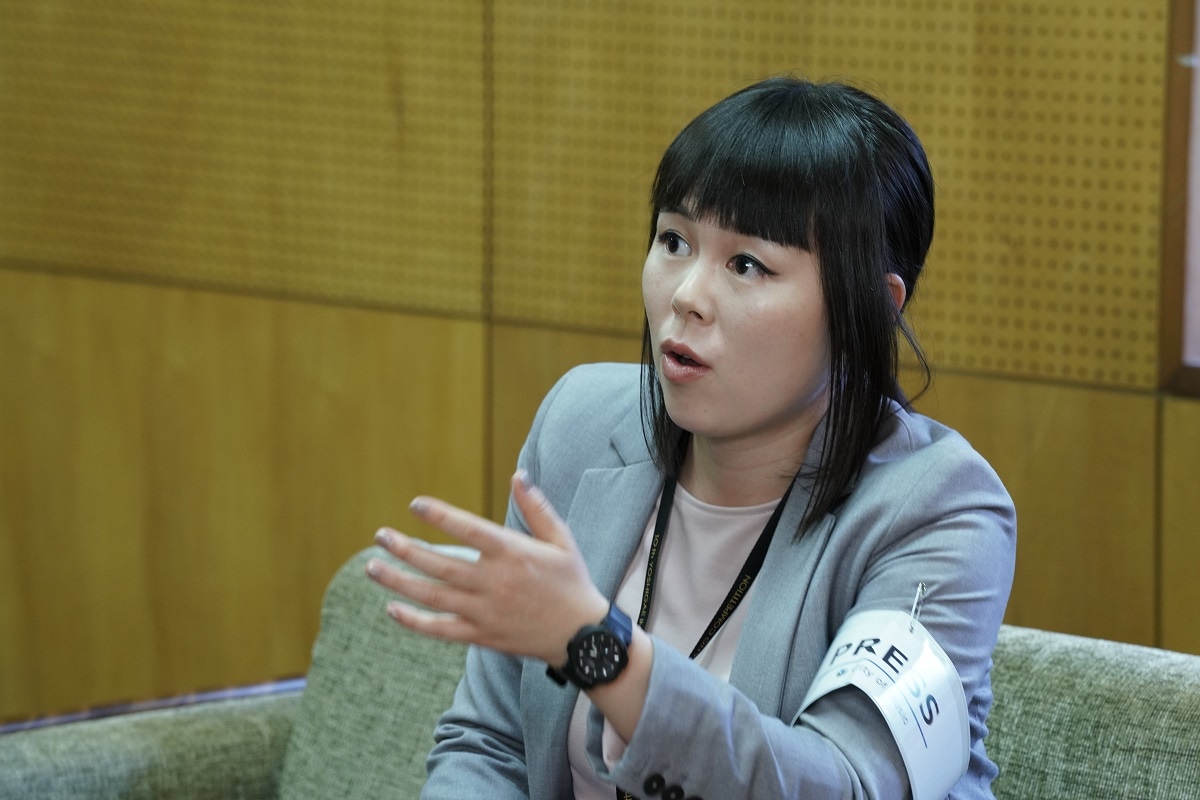 「蜜蜂と遠雷」よりブルゾンちえみ演じる仁科雅美。