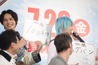 「時空を超えて行ってみたい時代は？」という質問に答えるキャストたち。