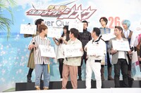 「時空を超えて行ってみたい時代は？」という質問に答えるキャストたち。