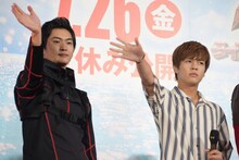 左から押田岳、奥野壮。