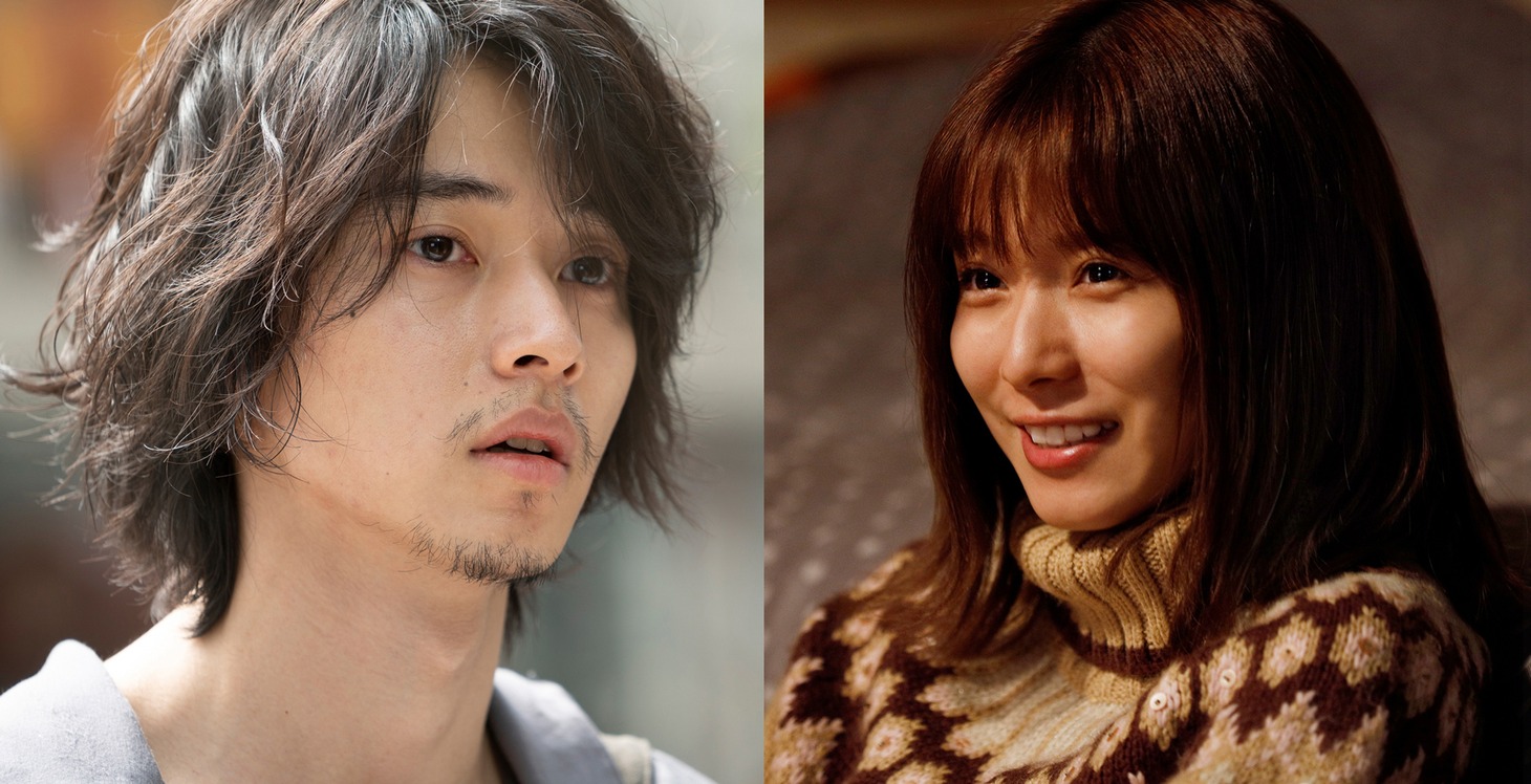 「劇場」より、左から山崎賢人演じる永田、松岡茉優演じる沙希。