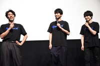 左から小野塚勇人、武田航平、松村龍之介。